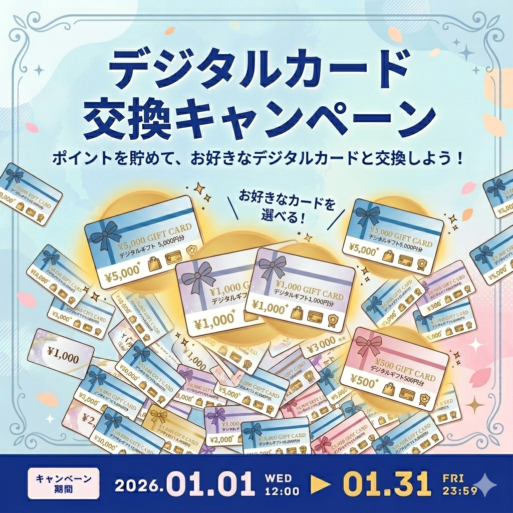 デジタルギフトGET！ポイントキャンペーン
